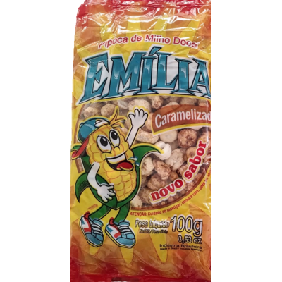 PIPOCA CARAMELIZADA EMILIA 10UND X 100G